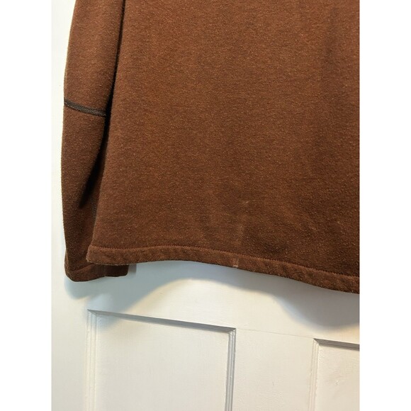 Kuhl Pullover Mens Large Orange Quarter Zip Revel Sweater Outdoors Hiking Skiing - Picture 10 of 10